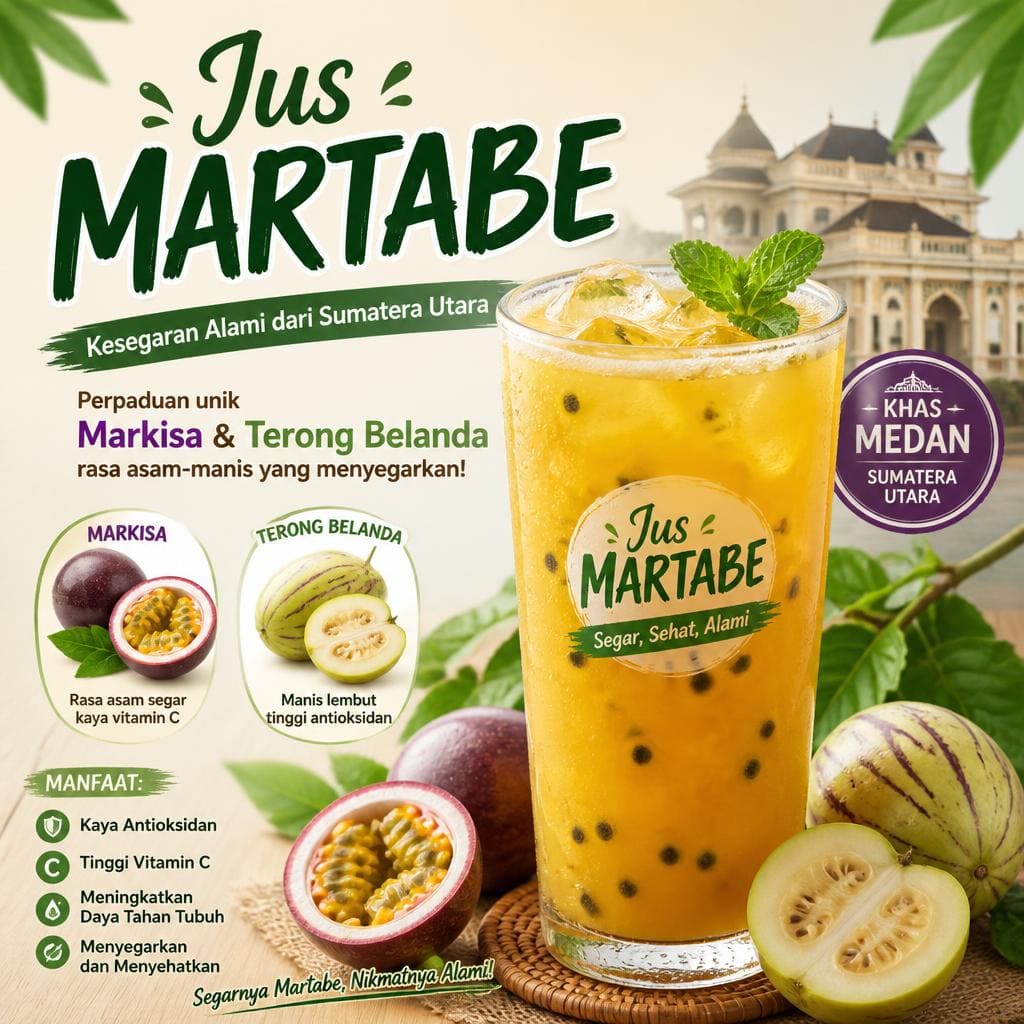 Martabe Warkop 88 dengan rasa buah segar dan khas